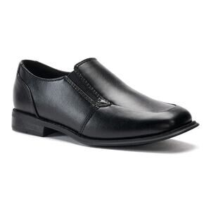 Sonoma Christopher Black Slip On Boys Dress Shoes Size 6 New In Box Memory Foam